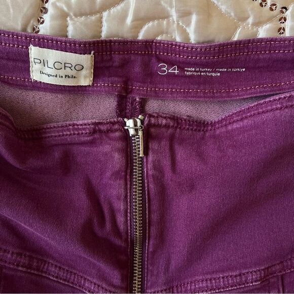 Anthropologie Pilcro High Rise Crop Flare Pants NEW Size 34 - Picture 10 of 11